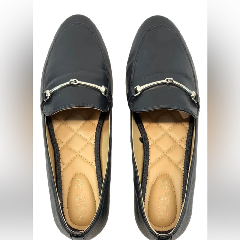 Rachel Zoe Black Axe Flat Loafers
